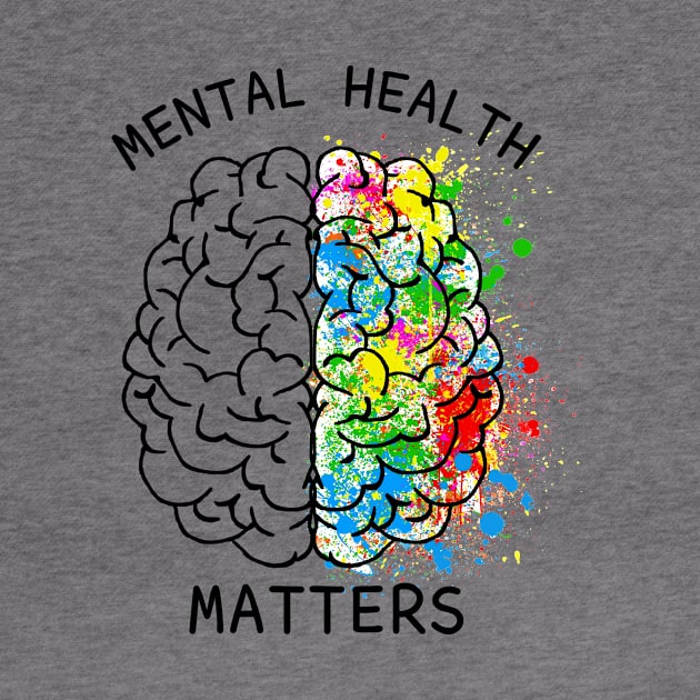 Mental Health Matter Brain by Fowlerbg